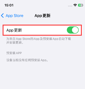 塔河苹果15维修中心如何让iPhone15APP自动更新